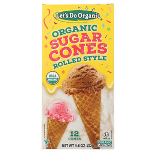 Sugar Cones Rolled Style 12ct - 4.6oz Sugar Cones Rolled Style 12ct - 4.6oz
