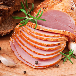 Baked and Sliced Boneless Ham Roast Baked and Sliced Boneless Ham Roast