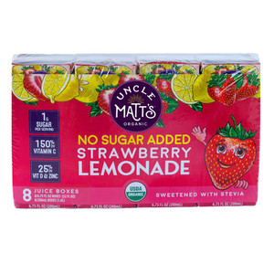 Strawberry Lemonade Juice Boxes 8pk - 54 Fl Oz Strawberry Lemonade Juice Boxes 8pk - 54 Fl Oz