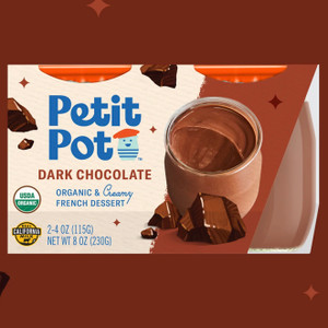 Dark Chocolate French Pudding 2ct - 8oz