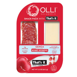 Genoa, Mozzarella and Apple Cherry Bar Snack Pack - 2.3oz
