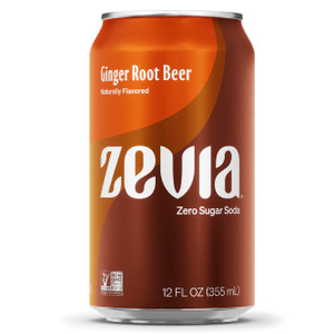 Zero Calorie Ginger Root Beer Soda - 12pk