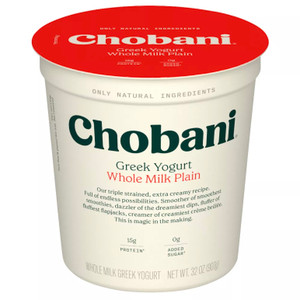 Whole Milk Plain Greek Yogurt - 32oz