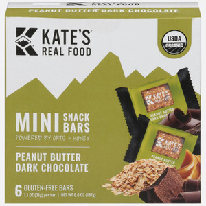 Peanut Butter Dark Chocolate Mini Bars 6ct - 6.6oz