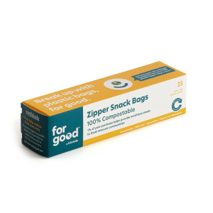 Snack Bags - Commercially Comnpostable - 25 pack Snack Bags - Commercially Comnpostable - 25 pack