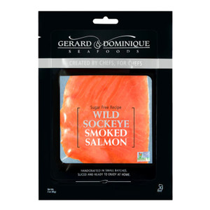 Smoked Wild Sockeye Salmon Lox - 3oz