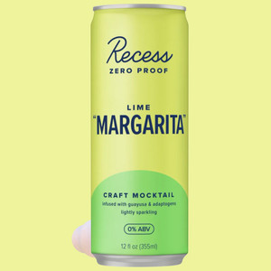 Margarita Lime Mocktail with uplifting guayusa and adaptogens - 12oz