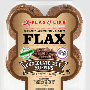 Chocolate Chip Flax Muffins - 14oz Chocolate Chip Flax Muffins - 14oz