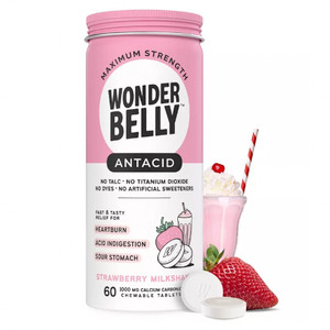 Chewable Heartburn Relief Tablets - Strawberry Milkshake - 60ct