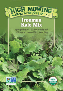 Ironman Kale Mix Seeds - 1/32 OZ Ironman Kale Mix Seeds - 1/32 OZ