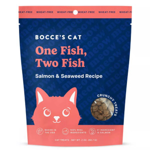 Salmon & Seaweed Crunchy Chewy Cat Treats - 2oz