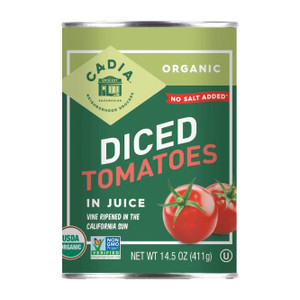 Organic Diced Tomatoes with No Salt Added Organic Diced Tomatoes with No Salt Added