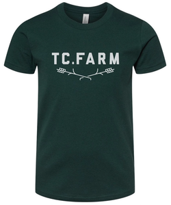TC Farm Youth Crewneck T-Shirt in Forest Green TC Farm Youth Crewneck T-Shirt in Forest Green