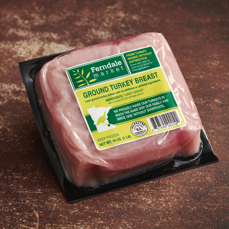 Ground Turkey Breast - Ferndale - avg 1lb