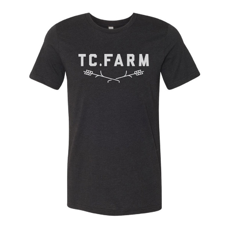 TC Farm T-Shirt in Heather Black