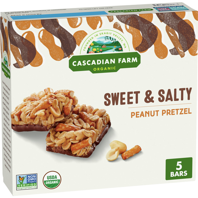 Peanut Pretzel Granola Bars - 5x 1.2oz