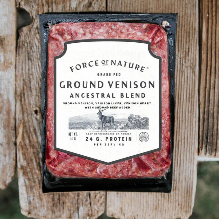 Ground Venison Ancesteral Blend - 14oz