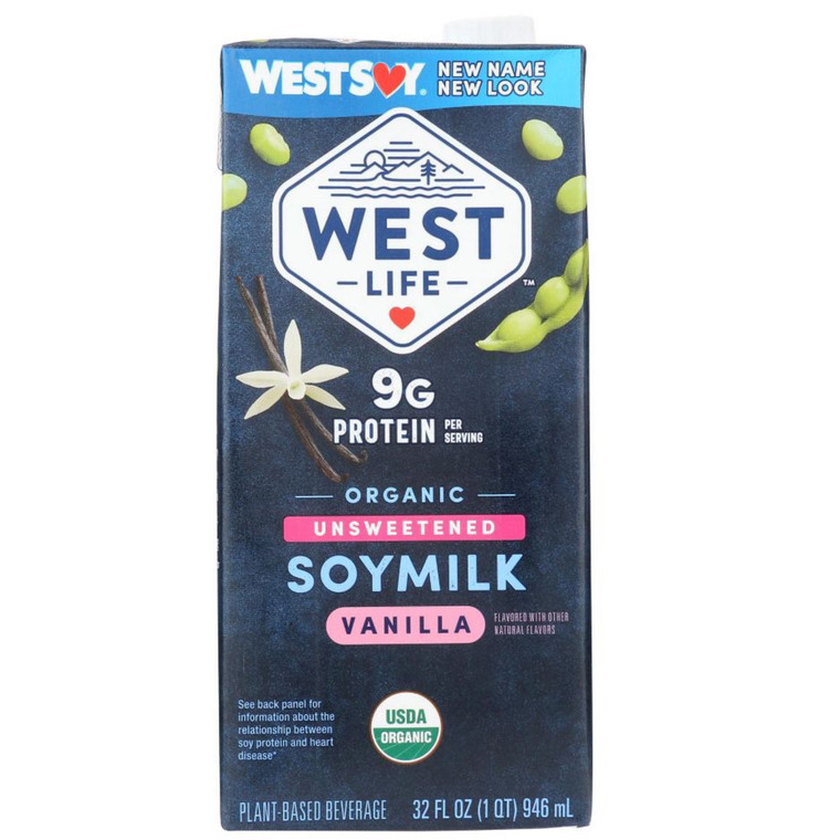 Unsweetened Soymilk Vanilla - 32oz