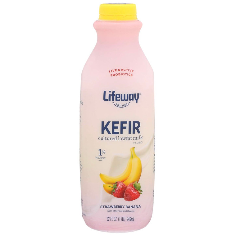 Kefir - Lowfat Strawberry Banana - 32oz