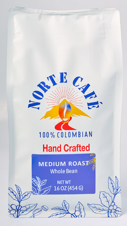 Medium Roast Whole Bean Coffee - 16 oz