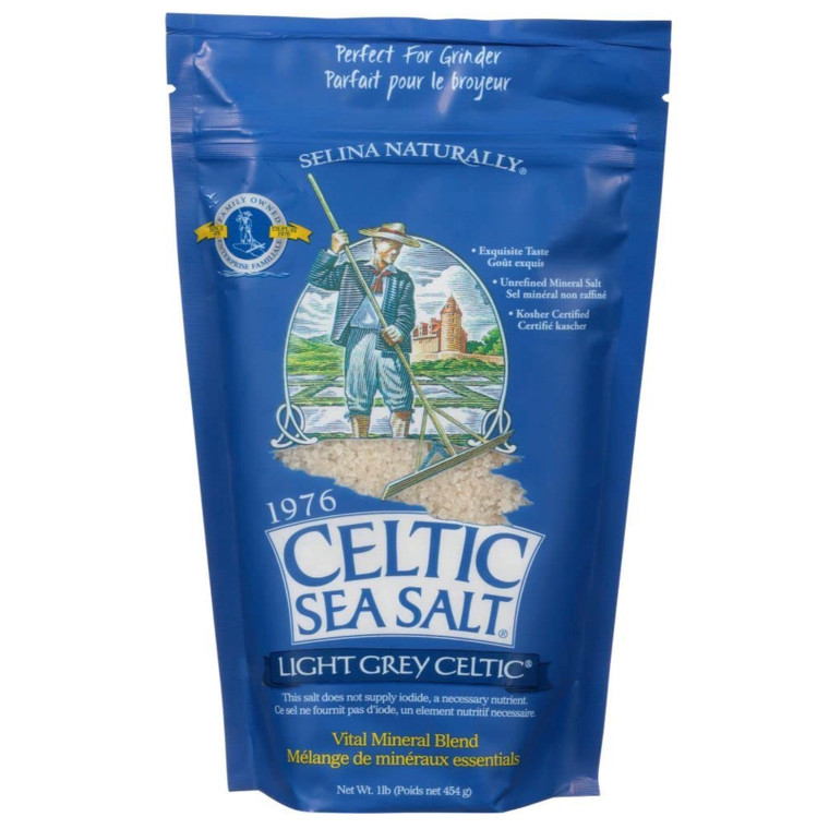 Light Grey Celtic Sea Salt - 1lb