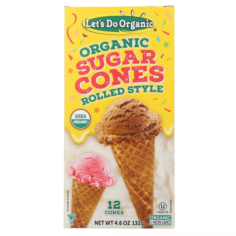 Sugar Cones Rolled Style 12ct - 4.6oz