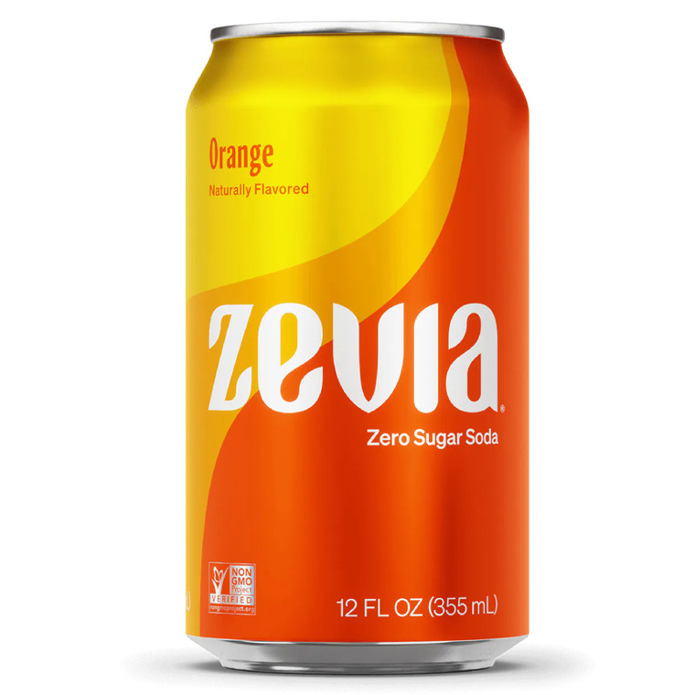 Zero Calorie Orange Soda - 12pk