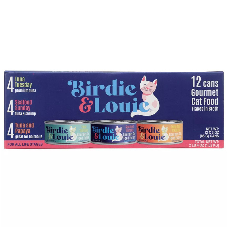 Wet Cat Food Variety 12pk - 2lb