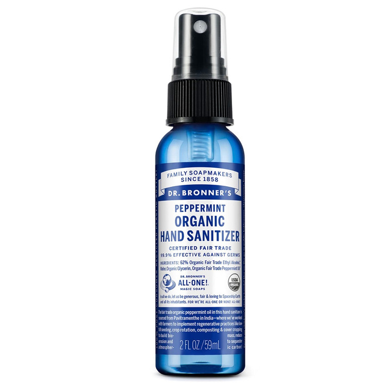 Peppermint Hand Sanitizer Spray - 2oz