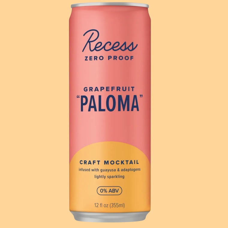Grapefruit Paloma Mocktail with uplifting guayusa and adaptogens - 12oz