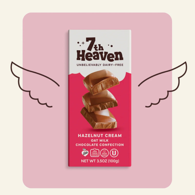 Vegan Hazelnut Cream Chocolate Bar - 3.5oz