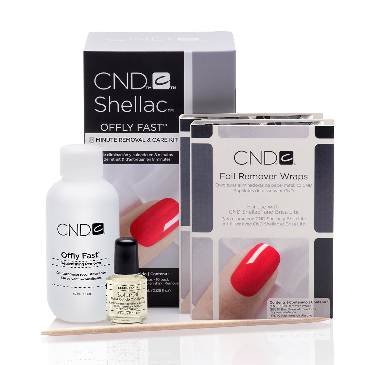 【CND Offly Fast & Shellac ネイルキット】 CND Offly Fast Removal & Care Kit - Sweet Squared