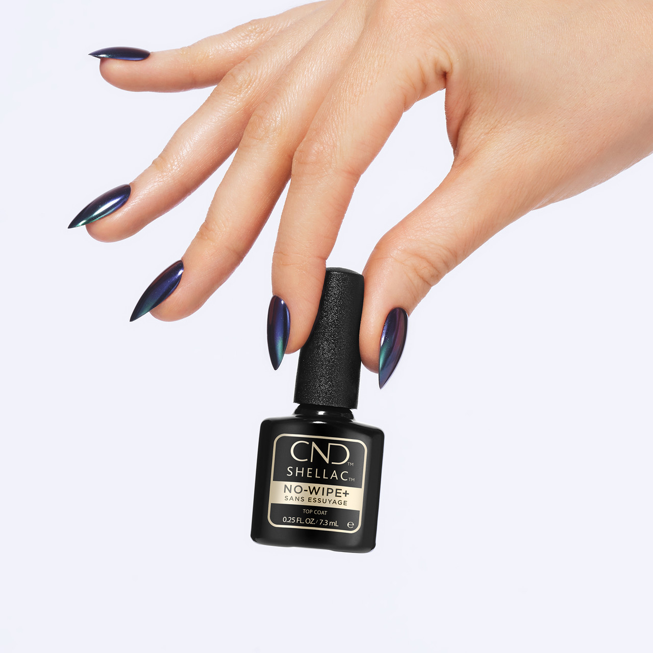 CND Shellac No-Wipe Top Coat 7.3ml - Sweet Squared