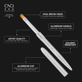 CND Pro Sculpting Gel Oval Brush #6 2