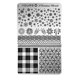 :YOURS Under The Mistletoe Double Sided Stamping Plate