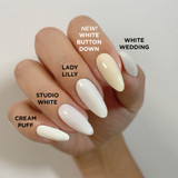 CND Shellac Cream Puff Swatch Comparison