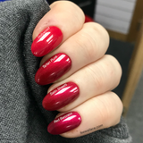 CND Shellac Red Baroness Swatch Comparison