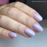 CND Shellac Lavender Lace Swatch by @karenmackmannails