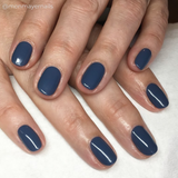 CND Shellac Denim Patch Swatch by @monmayernails