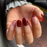 CND Shellac Cherry Apple Swatch by @alicepaintsnails