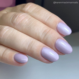 CND Vinylux #214 Lavender Lace Swatch by @karenmackmannails