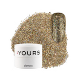 :YOURS Yolographic Effect Glitter Element Gold Digger