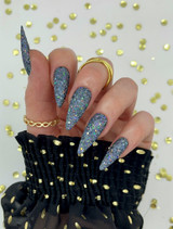 Lecenté Pewter Holographic Glitter