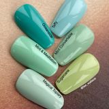 CND Shellac Oceanside Swatch Comparison