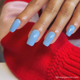 CND Shellac Vintage Blue Jeans Swatch by @hazelgannon.nails