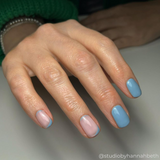 CND Vinylux Frosted Sea Glass Swatch by @studiobyhannahbeth