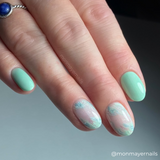 Shellac Mint & Meditation by @monmayernails