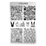 :YOURS Egg Hunt Double Sided Stamping Plate