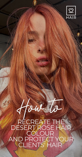 How to recreate Addison Rae's Desert Rose colour whilst protecting your client's hair 