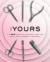 :YOURS TOOL RANGE - THE PINNACLE OF MANICURE EXCELLENCE.